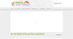 Desktop Screenshot of horizonspharmacy.com